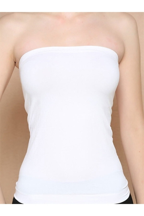 Pamuklu Nefes Alan Askısız Atlet Elite Life 852 - Beyaz