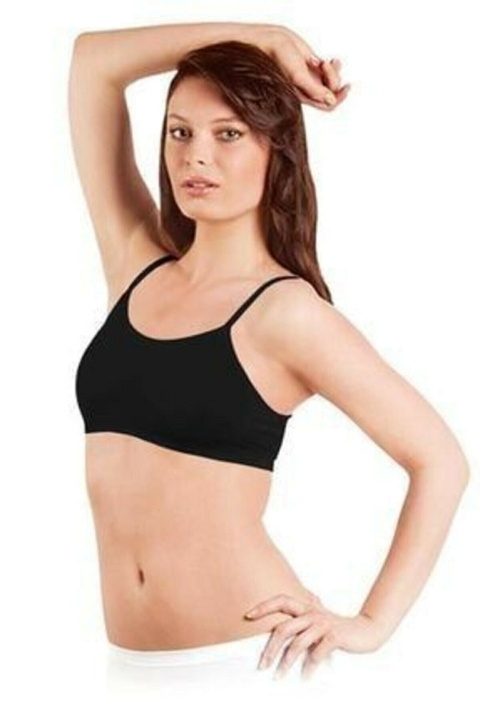 Balenli Uzun Kesim Dantel Detaylı Büstiyer Elite Life 851 - Siyah