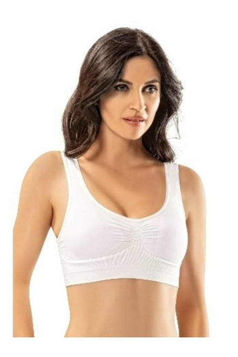 Dört Yönlü Esnek Destekli Sporcu Büstiyeri Elite Life 777 - Beyaz