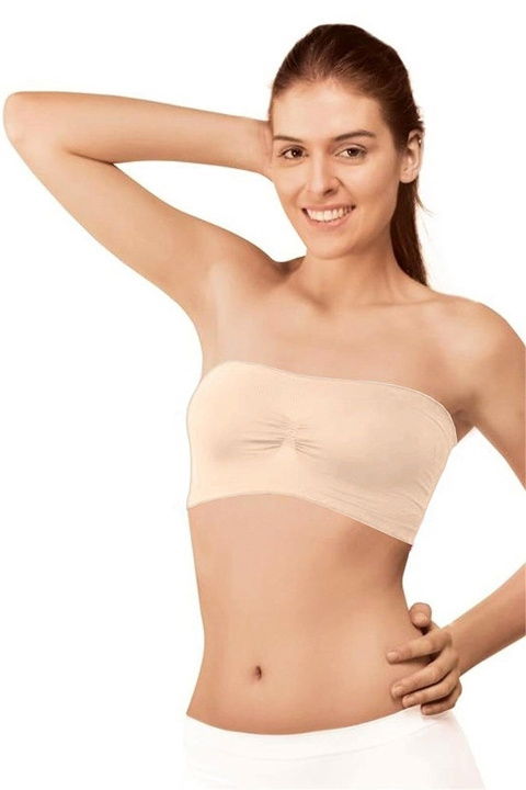 Silikon Bantlı Straplez Büstiyer Sütyen Elite Life 860 - 2