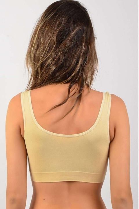 Balensiz Sünger Destekli Kadın Büstiyer Elite Life 772 - Ten