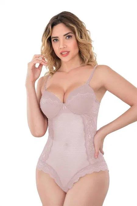 Emay Dantelli Push Up Esnek Body Emay 176 - Görsel 3