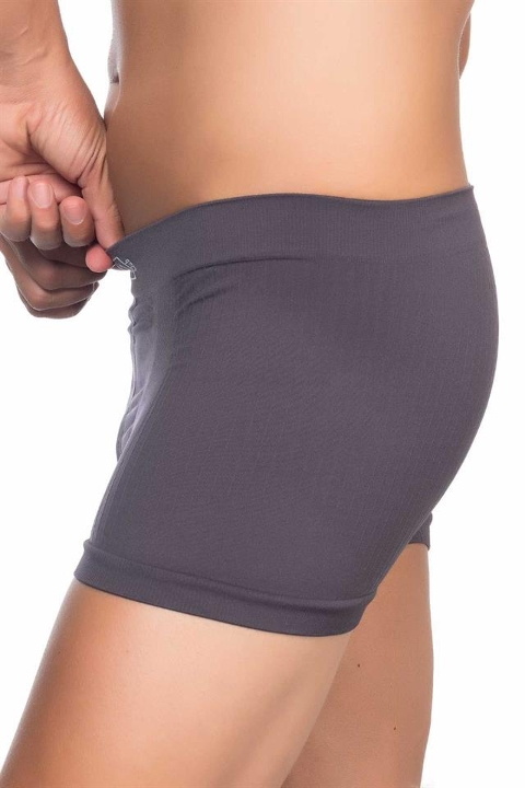 Pamuklu Esnek Bel Lastiği Boxer Emay 2102 - Antrasit