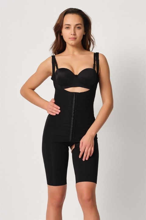 Emay Kademeli Kompresyonlu Dikişsiz Korse Emay 2915 - Görsel 5