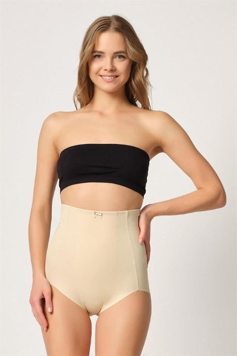 Karın Toparlayıcı Destekli Slip Korse Emay 2920 - Ten