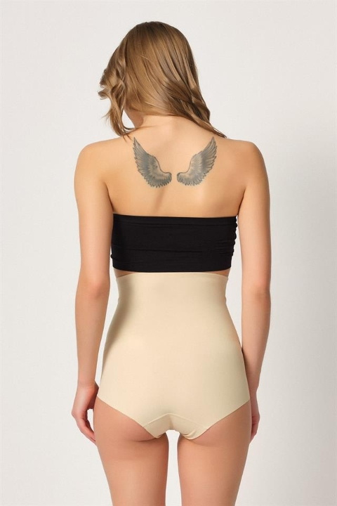 Karın Toparlayıcı Destekli Slip Korse Emay 2920 - Ten