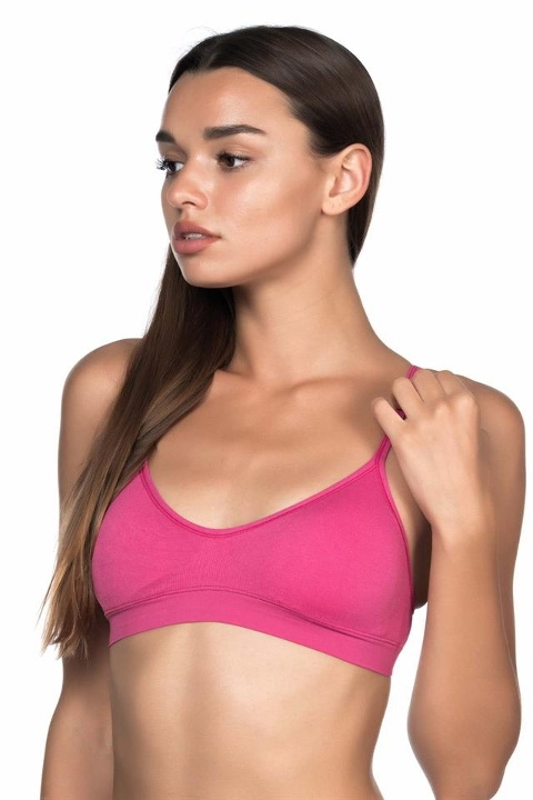 Emay Dantel Detaylı Pedli Büstiyer Sütyen Emay 4020 - Görsel 5