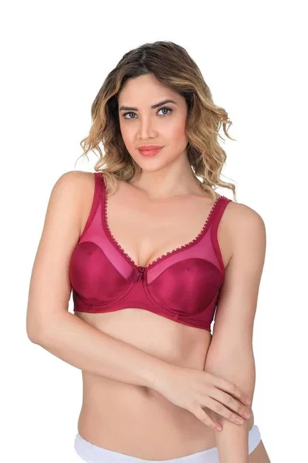 Tam Kap Dikişsiz Toparlayıcı Sütyen Emay 169 - Bordo