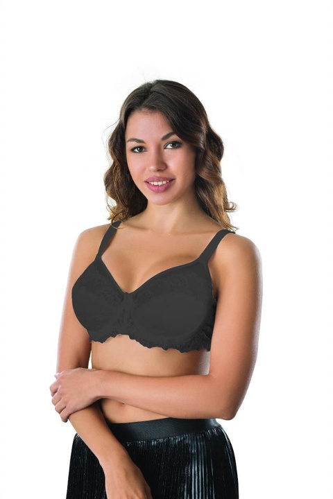 Full Cup Balenli Toparlayıcı Sütyen Emay 170 - Siyah