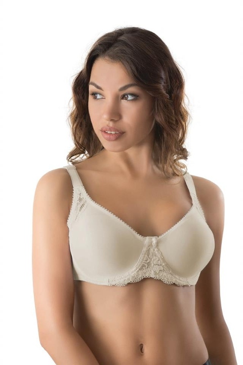 Full Cup Dikişsiz Toparlayıcı Sütyen Emay 164 - Ten