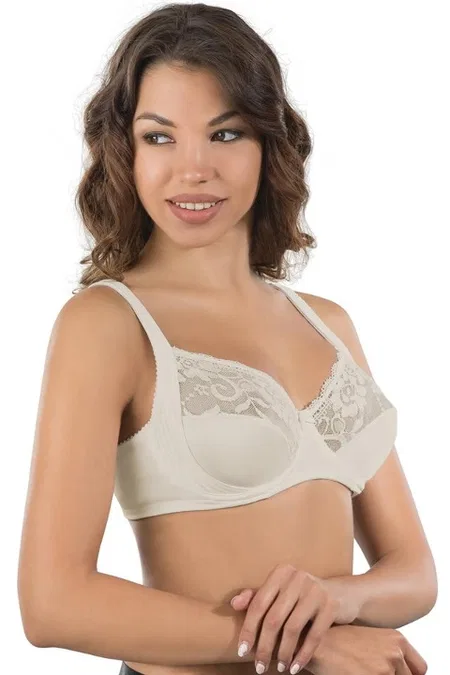 Dantelli Full Cup Toparlayıcı Sütyen Emay 165 - Ten