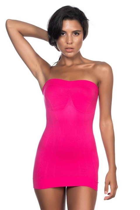 Dikişsiz Desenli Kadın Atlet Emay 5005 - Fuşya