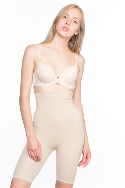 Dikişsiz Yapı Kompresyonlu Boxer Korse Emay 3200 - Ten