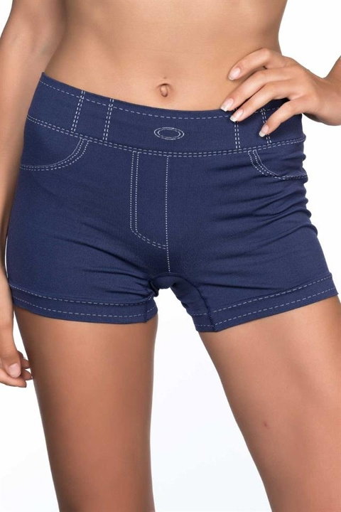 Dikişsiz Yüksek Bel Kadın Boxer Şort Emay 3802