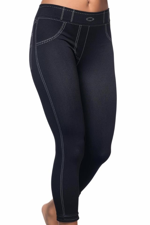 Esnek Yüksek Bel Dikişsiz Tayt Emay 3801 - Siyah