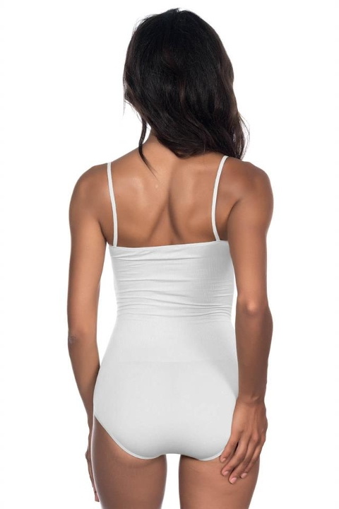Dikişsiz Tek Parça Çıtçıtlı Body Emay 1923 - Beyaz