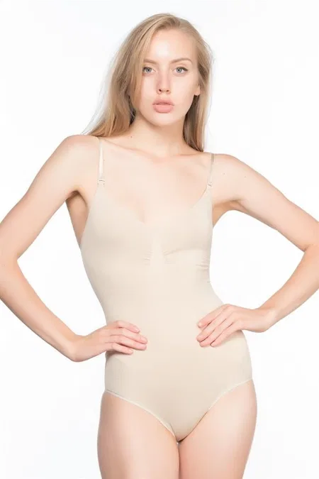 Dikişsiz Yüksek Bel Body Korse Emay 2012 - Ten