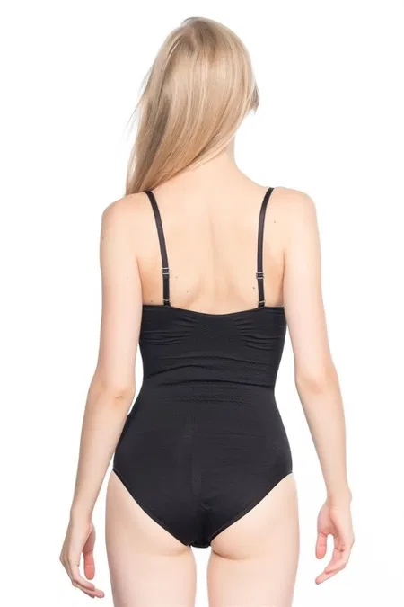 Dikişsiz Yüksek Bel Body Korse Emay 2012 - Siyah