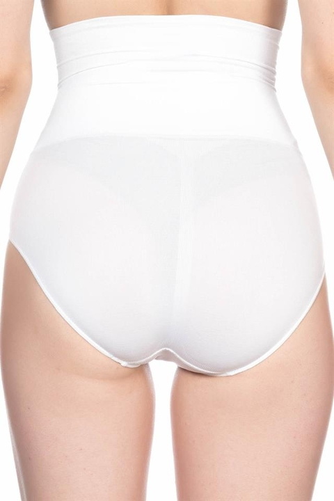 Dikişsiz Yüksek Bel Korse Emay 2200 - Beyaz