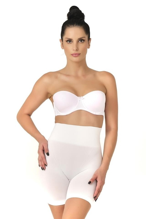 Dikişsiz Yüksek Bel Toparlayıcı Boxer Emay 2017 - Beyaz