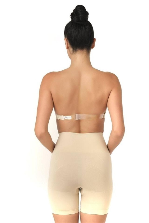 Dikişsiz Yüksek Bel Toparlayıcı Boxer Emay 2017 - Ten