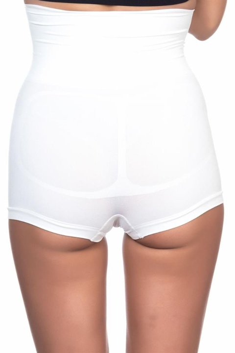 Dikişsiz Yüksek Bel Toparlayıcı Boxer Korse Emay 2022 - Beyaz