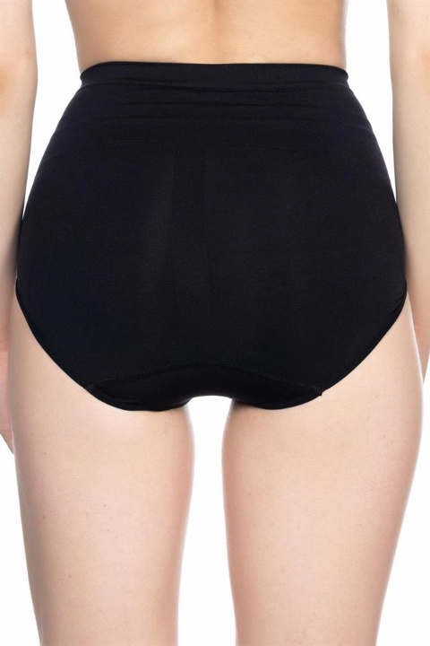 Dikişsiz Yüksek Bel Toparlayıcı Külot Emay 2016 - Siyah