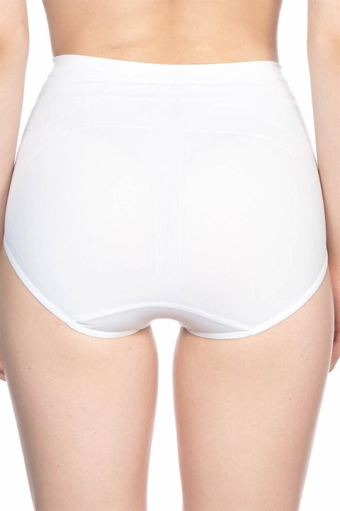 Dikişsiz Yüksek Bel Toparlayıcı Külot Emay 2016 - Beyaz