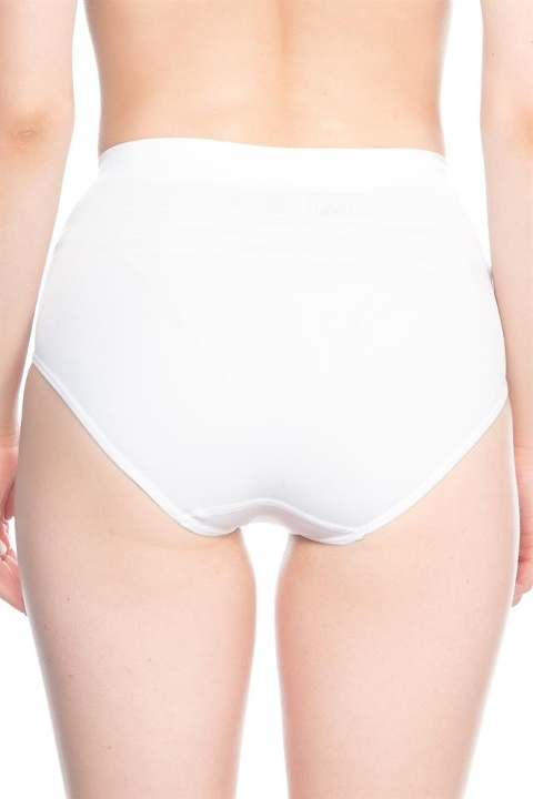 Düşük Bel Dikişsiz Korse Kadın Emay 7025 - Beyaz