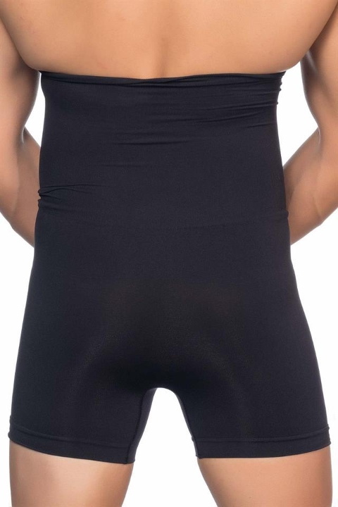 Pamuklu Esnek Boxer Korse Emay 1005 - Siyah