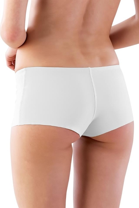Dikişsiz Lazer Kesim Boxer Korse Emay 2812 - Beyaz
