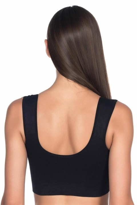 Pedli Toparlayıcı Dikişsiz Sütyen Emay 4021 - Siyah