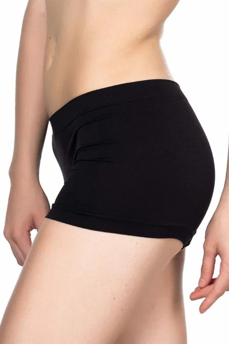 Dikişsiz Yapı ve Kompresyon Özellikli Boxer Korse Emay 3000 - Siyah