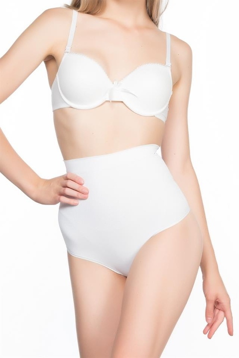 Dikişsiz Kompresyonlu String Korse Emay 2054 - Beyaz