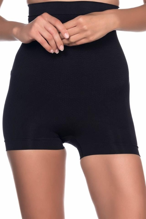 Dikişsiz Kısa Paça Boxer Korse Emay 2055 - Siyah