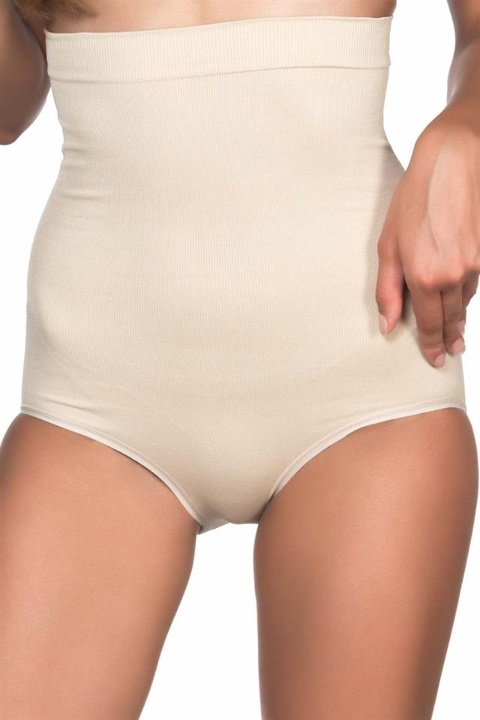 Dikişsiz Yüksek Bel Korse Emay 2008 - Ten