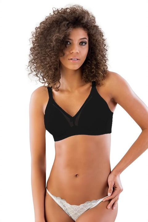 Full Cup Tam Kap Sütyen Emay 118 - Siyah