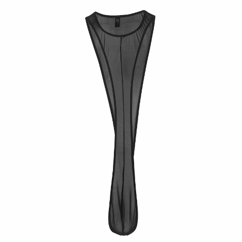 Polyamid Nefes Alan Somon Erkek Badi Doreanse 3014 - Siyah