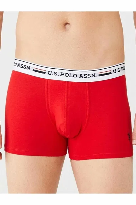 Us. POLO Assn. Pamuklu Esnek Bel Lastiği Erkek Boxer US. POLO ASSN. 80431 - Görsel 2