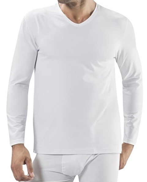 Pamuklu Uzun Kol V Yaka Erkek Atlet Dono 1252