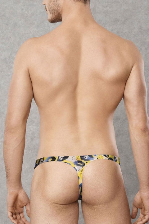 Modal Pamuklu Mavi Leopar Desenli String Doreanse 1404 - 2