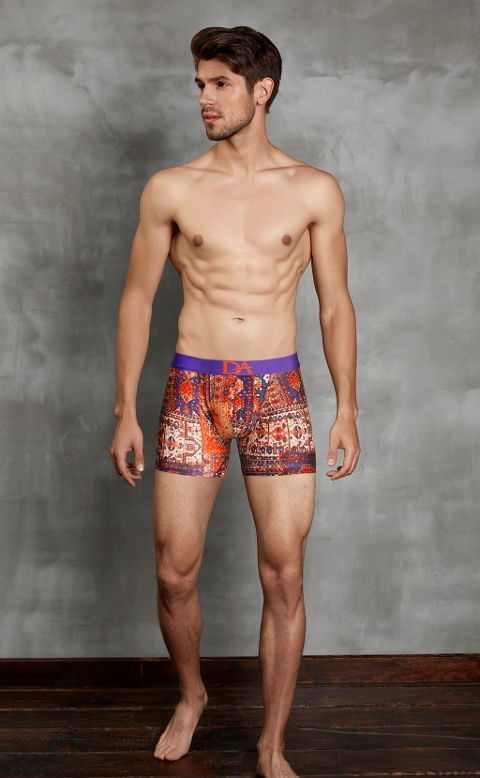 Modal Çok Renkli Baskılı Boxer Doreanse 1824