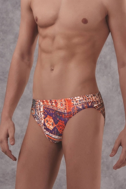 Modal Çok Renkli Baskılı Slip Külot Doreanse 1403 - Kilim