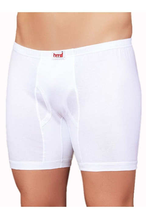 Penye Uzun Paça Boxer HMD 202 - Beyaz