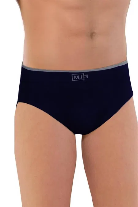 Pamuklu Lastikli Erkek Slip Emay 2109 - Lacivert
