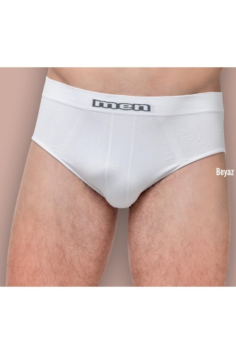 Esnek Nefes Alan Pamuklu Erkek Slip Külot Elite Life 910 - Beyaz
