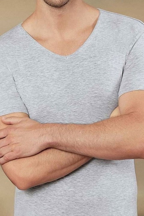 Pamuklu V Yaka Erkek Atlet HMD 713 - 2