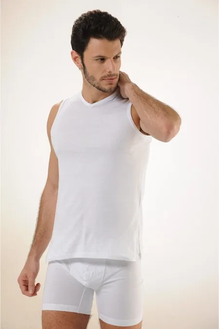 Ribana V Yaka Pamuklu Atlet HMD 513