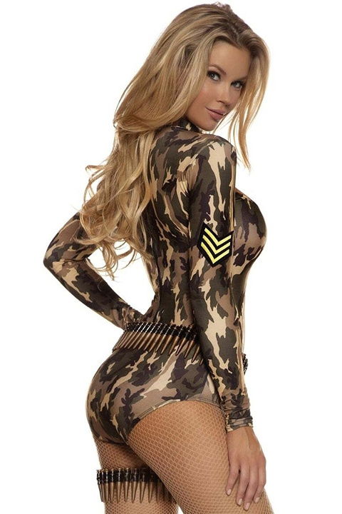 Kamuflaj Desenli Fantezi Kostüm For Dreams 8371 - 2