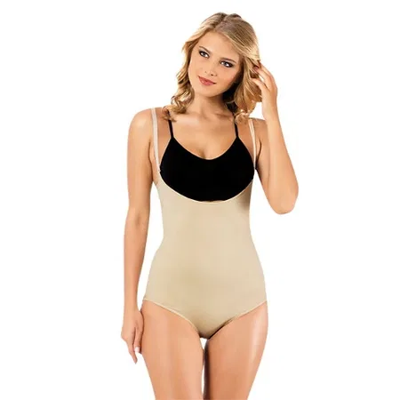 Kademeli Kompresyonlu Dikişsiz Body Korse Form Time 9005 - Ten